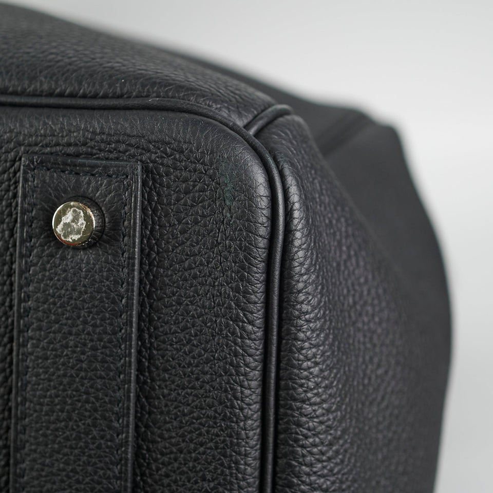 Hermes Haut A Courroies 50 Birkin Noir Black Togo