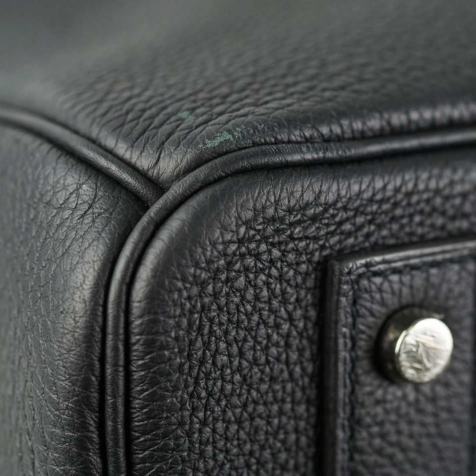 Hermes Haut A Courroies 50 Birkin Noir Black Togo