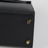 Hermes Kelly 28 Black C Stamp 2018