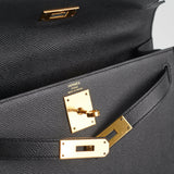 Hermes Kelly 28 Black C Stamp 2018