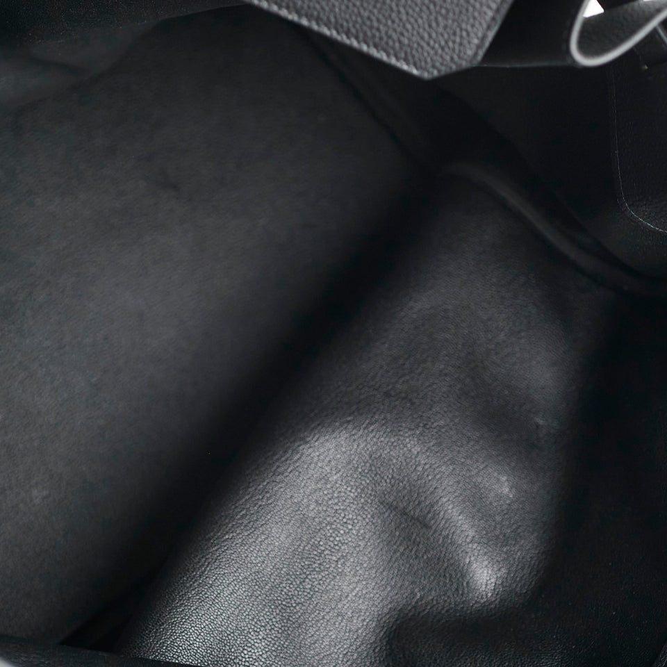 Hermes Haut A Courroies 50 Birkin Noir Black Togo
