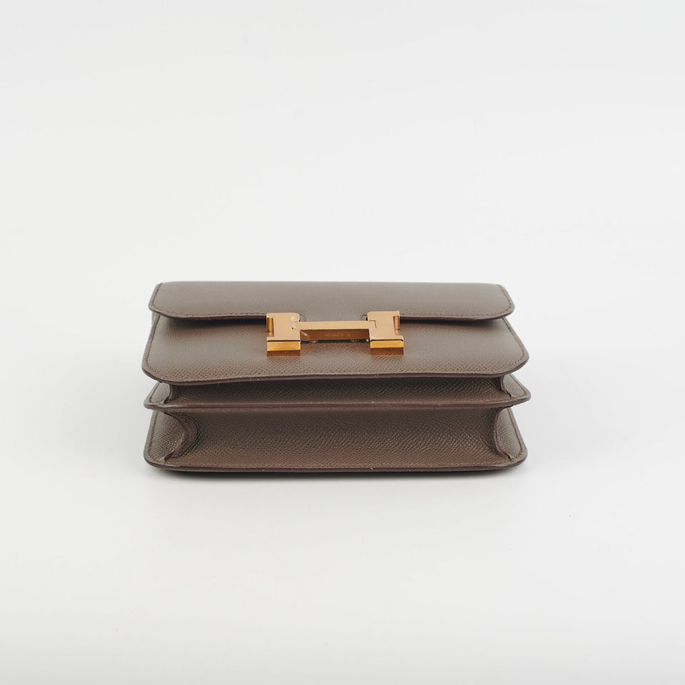 Hermes Constance 18 Etain Epsom  D Stamp 2019
