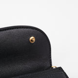 Dior Long Saddle Black Wallet On Chain WOC Crossbody Bag