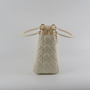 Christian Dior Lady Dior Medium White
