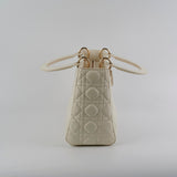 Christian Dior Lady Dior Medium White