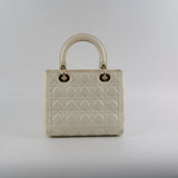 Christian Dior Lady Dior Medium White