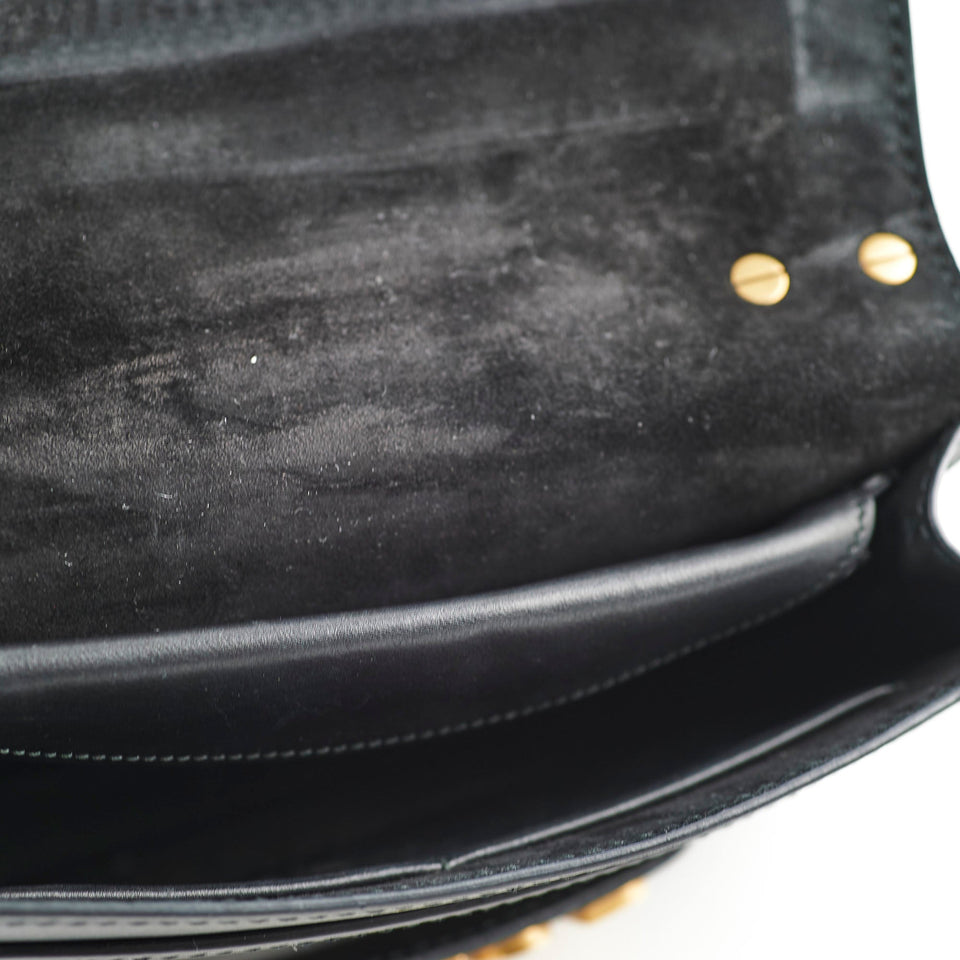 Dior Ja'Dior Medium Flap Bag Black
