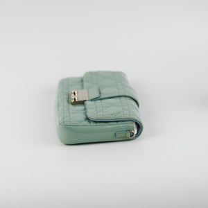 Christian Dior Lock Pouch Blue Patent