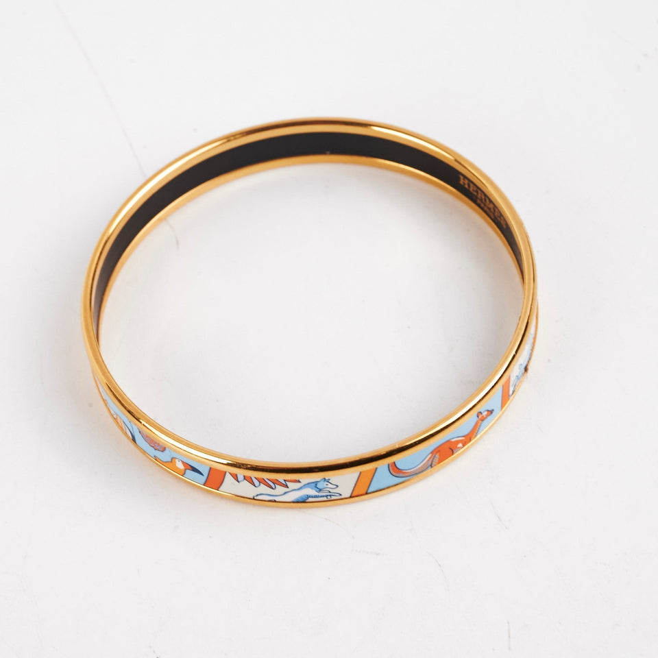 Hermes Kangaroo Gold Bangle