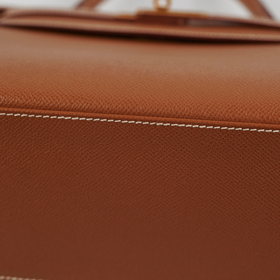 Hermes Kelly 28 Gold C Square Stamp