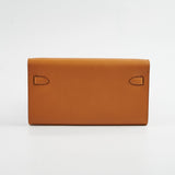 Hermes Kelly to Go B Stamp Caramel Evercolor