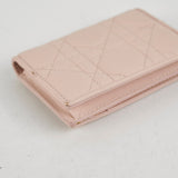 Christian Dior Cannage  Holder Pink Lambskin
