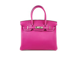 Hermes Birkin 30 Rose Pourpre A stamp
