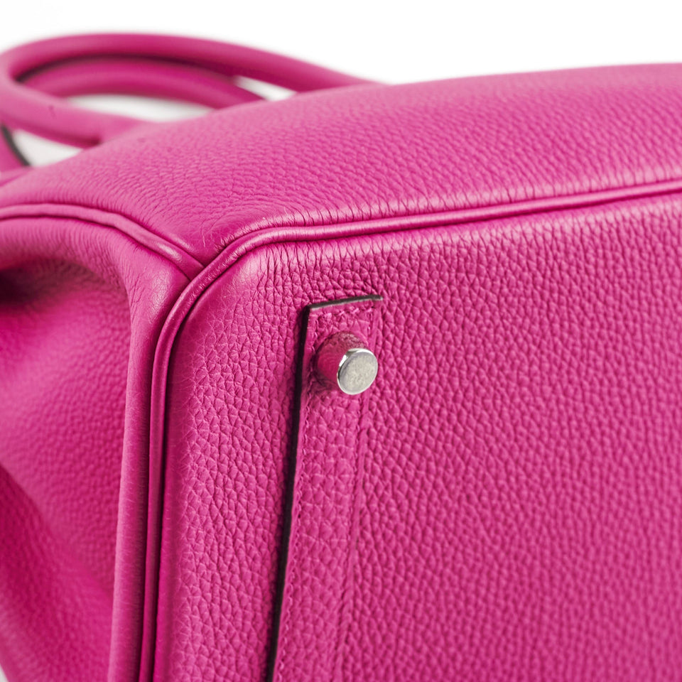 Hermes Birkin 30 Rose Pourpre A stamp