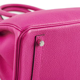 Hermes Birkin 30 Rose Pourpre A stamp