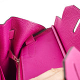 Hermes Birkin 30 Rose Pourpre A stamp