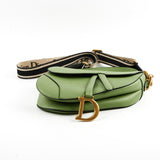 Christian Dior Saddle Bag Green