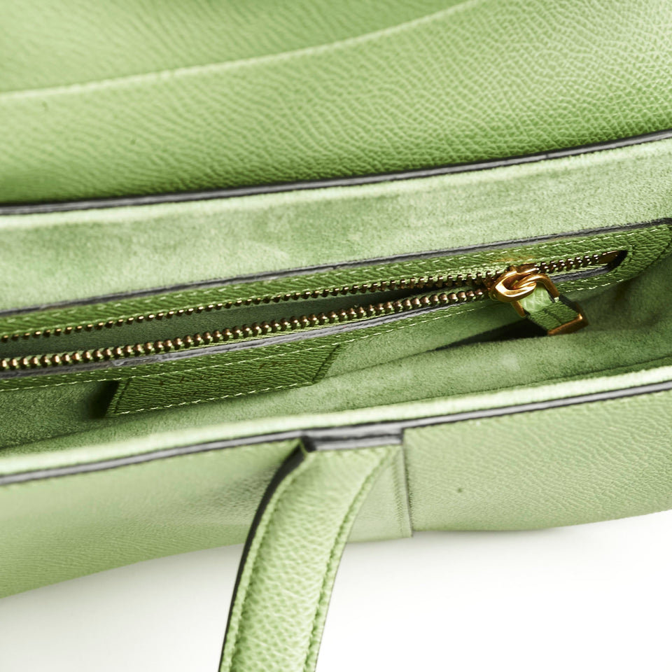 Christian Dior Saddle Bag Green