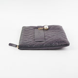 Chanel Iridescent Caviar Medium Night By The C Pouch Clutch