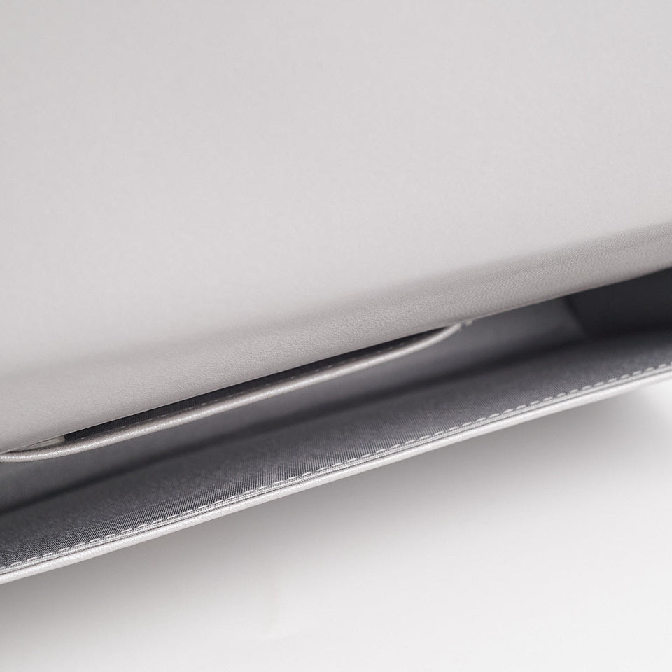Dior Cannage Lambskin Silver Clutch