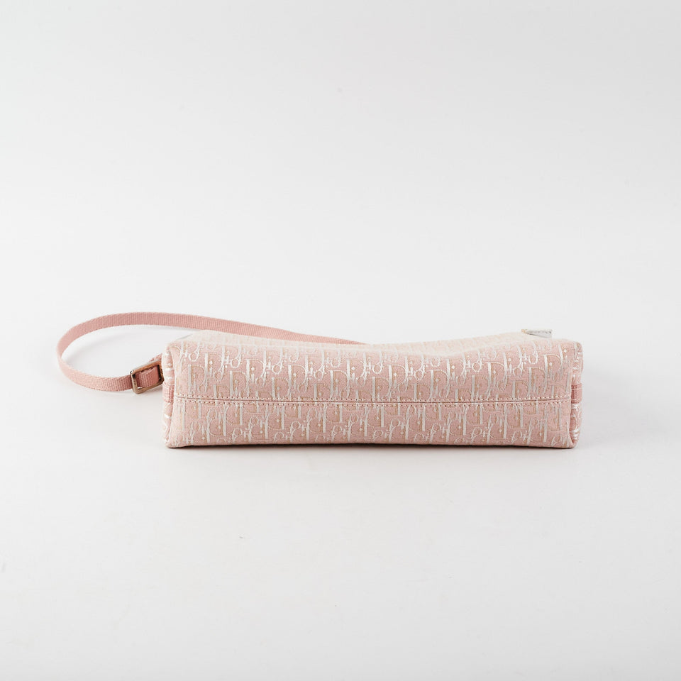 ITEM 13 - Dior Vintage Diorissimo Trotter Pochette Bag Pink