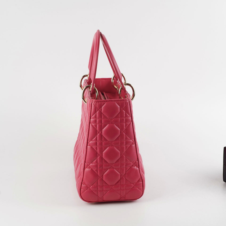 Christian Dior Medium Lady Dior Pink
