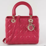 Christian Dior Medium Lady Dior Pink