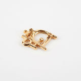ITEM 5 - Christian Dior Logo Rhinestone Brooch Costume Jewellery