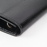 Louis Vuitton Patent Epi Clutch with Strap Black