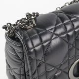 BC Dior Medium Caro Bag Black