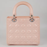 Dior Lady Dior Pink Patent Medium
