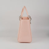 Dior Lady Dior Pink Patent Medium