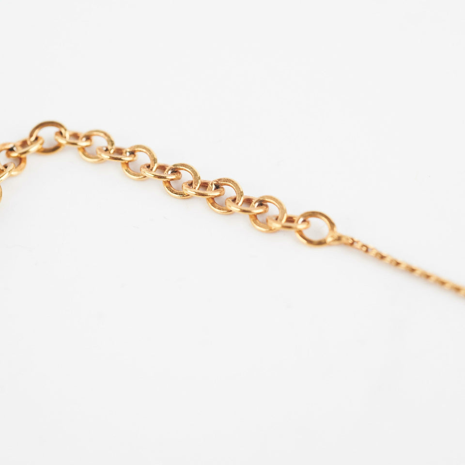 Christian Dior Logo Gold Necklace Costume Jewellery