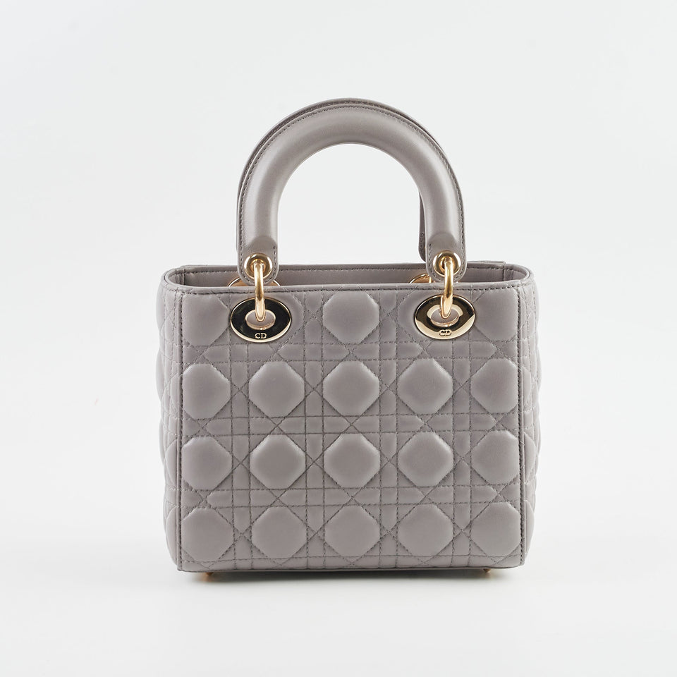 Christian Dior Small Lady Dior ABC Grey