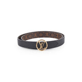Louis Vuitton 20mm Reversible Logo Monogram 75cm Belt