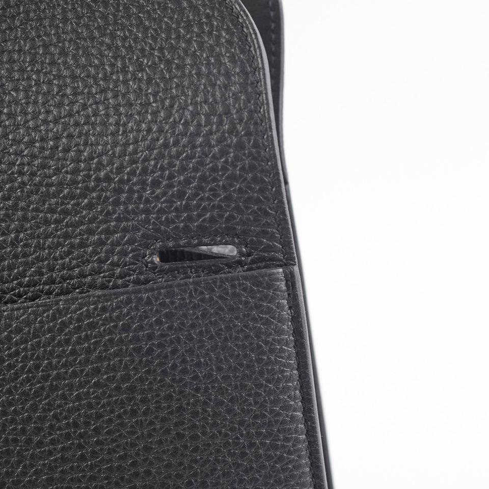 Hermes Halzan 31 Noir Bag - B Stamp 2023