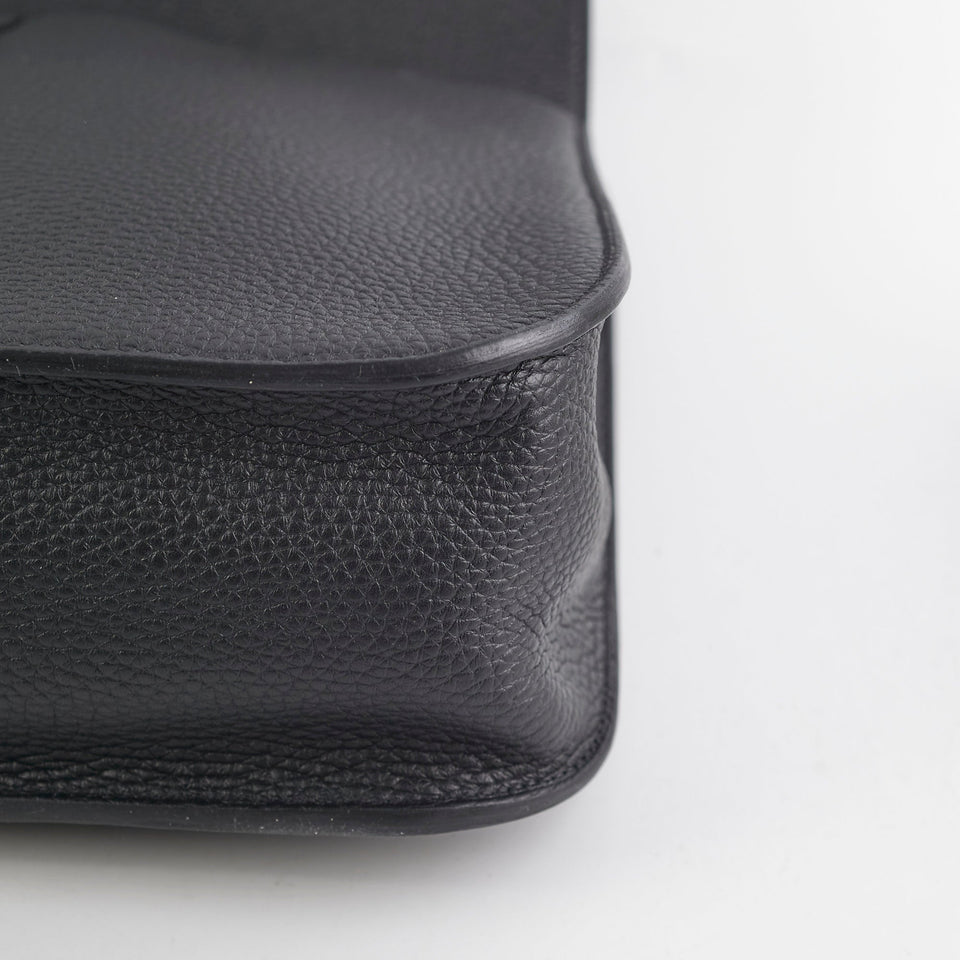 Hermes Halzan 31 Noir Bag - B Stamp 2023