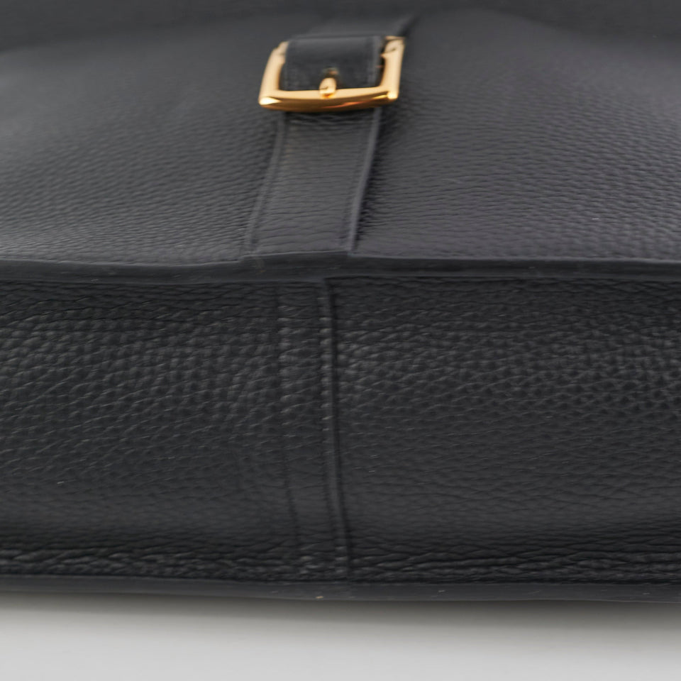 Hermes Halzan 31 Noir Bag - B Stamp 2023