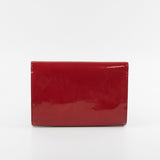 Louis Vuitton Louise MM Red Vernis Clutch