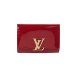 Louis Vuitton Louise MM Red Vernis Clutch