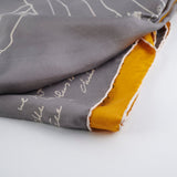 Hermes Grey/Yellow 140cm Scarf