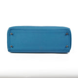 Hermes Kelly 32 Togo Blue- T Stamp