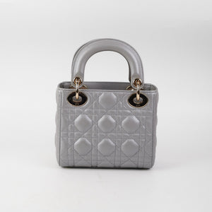 Dior Lady Dior Mini Grey