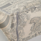 Dior Medium Book Tote Gray
