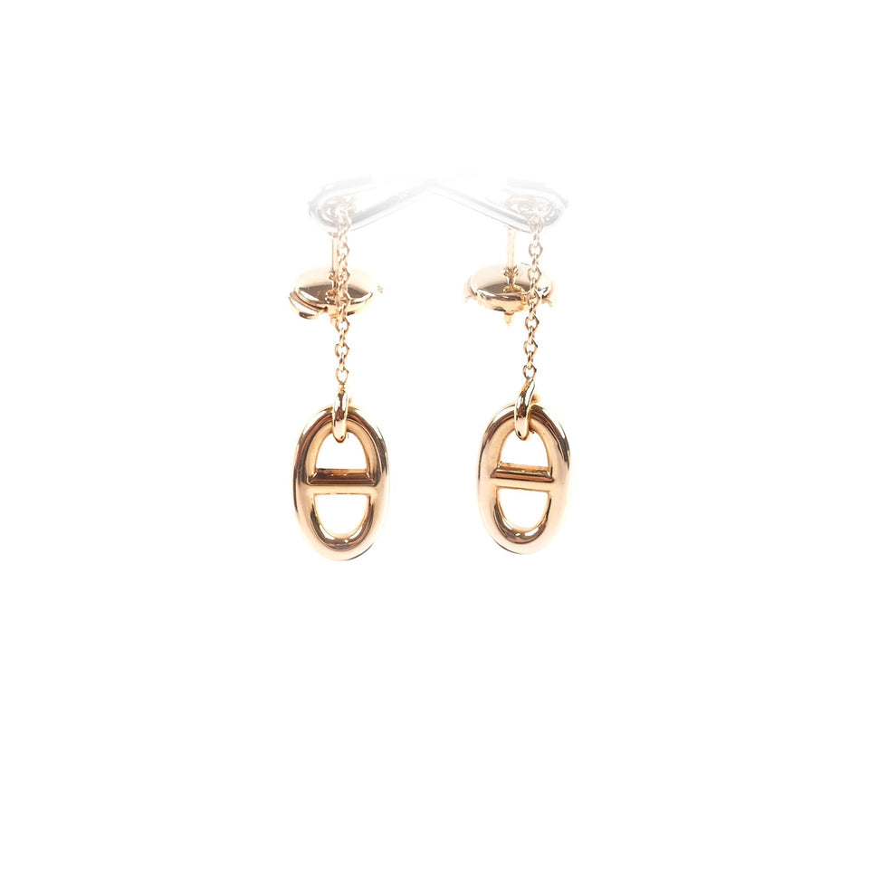 Hermes Farandole PM Rose Gold Earrings
