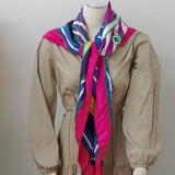Hermes Large Triangle Multicolour Scarf