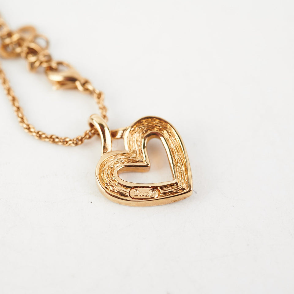 Dior Necklace Heart Vintage (Costume Jewellery)