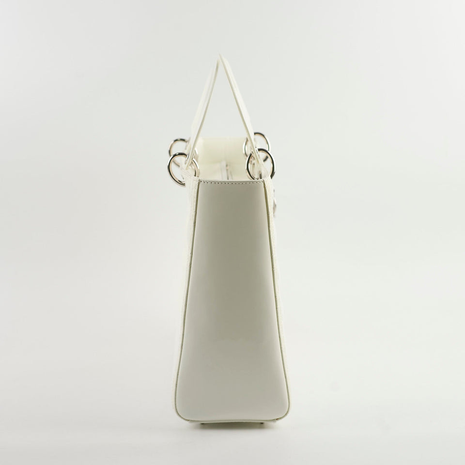 Christian Large Lady Dior White