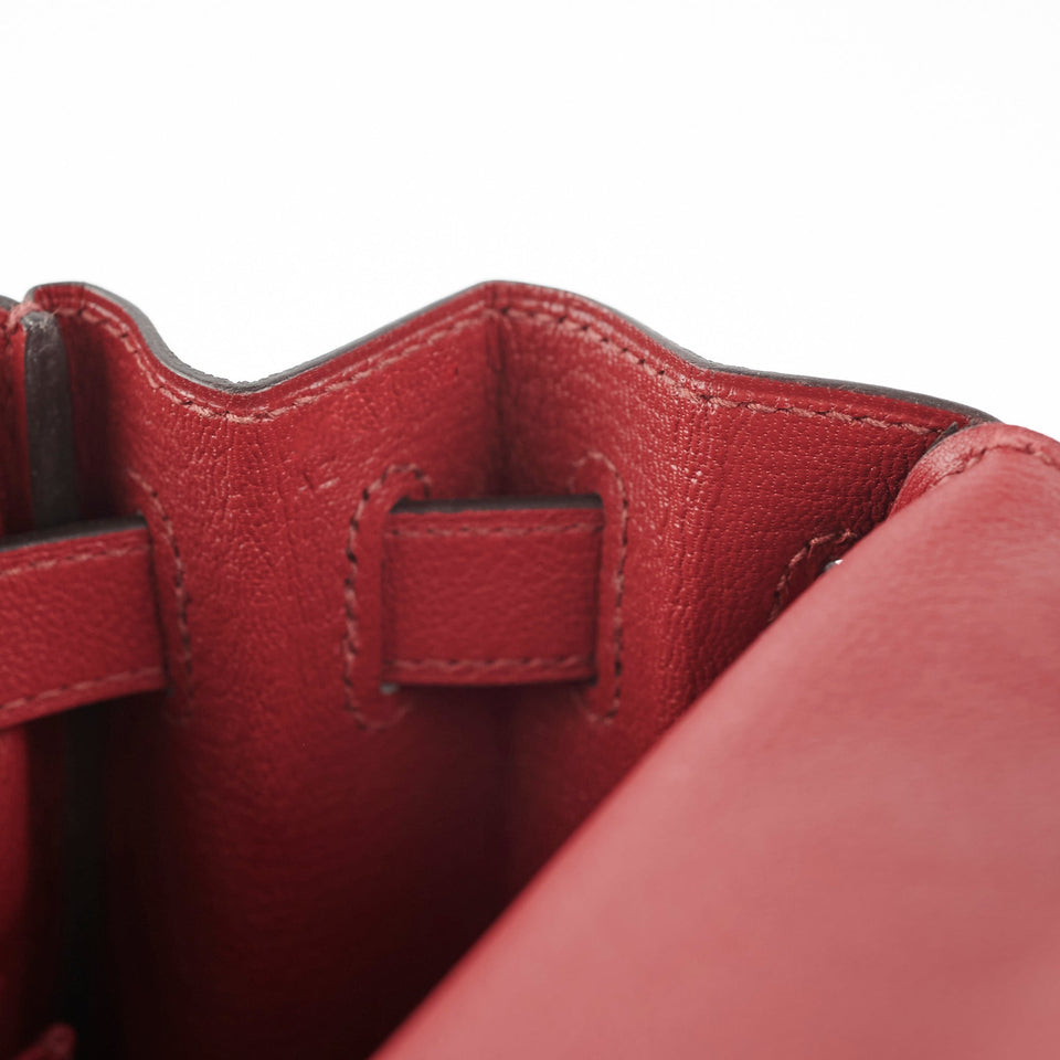 Hermes Kelly 28 EverColour Rogue Grenat - X Stamp