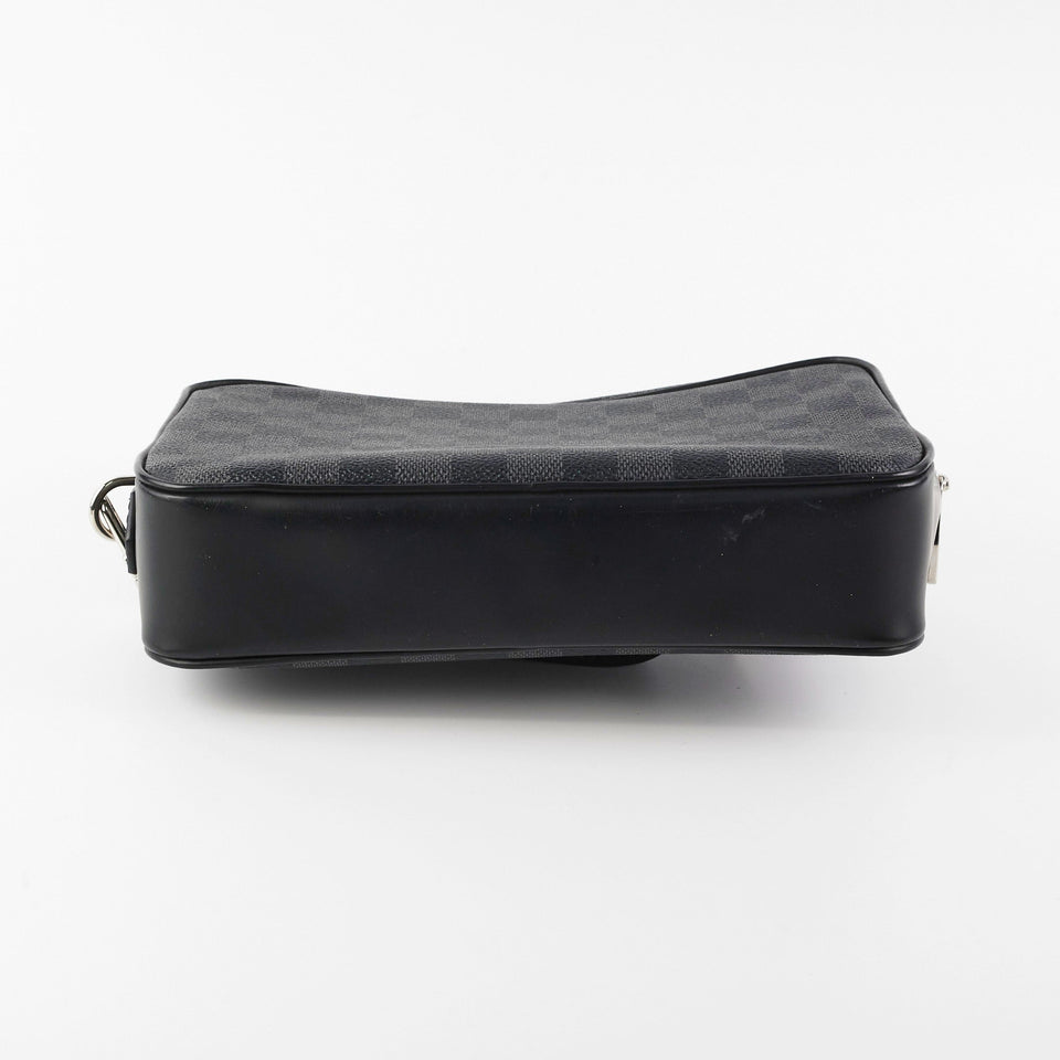 Louis Vuitton Kasai Graphite Clutch